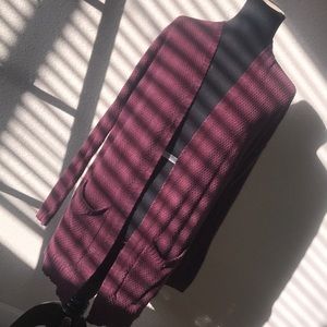 Maroon Cardigan with pockets